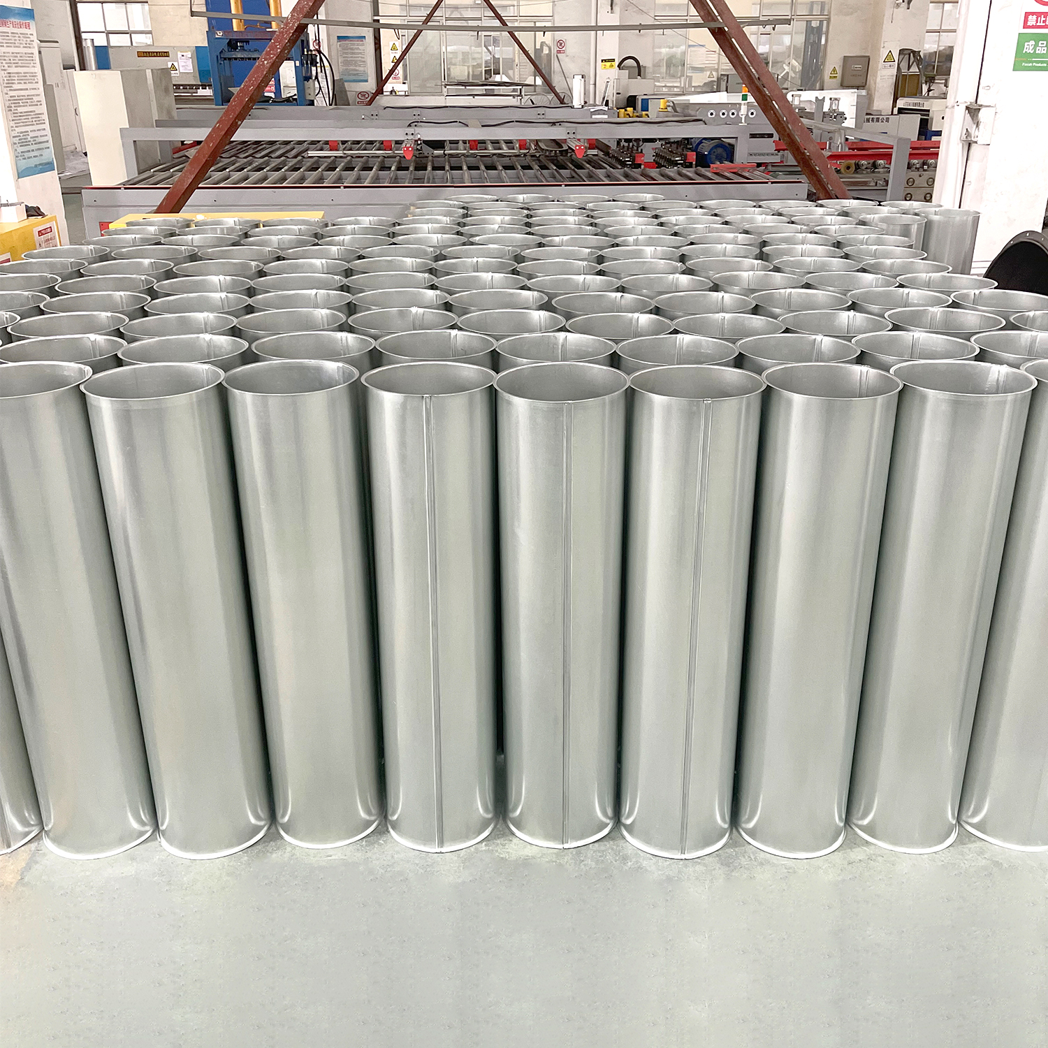 供應(yīng)鍍鋅搭扣鐵皮風(fēng)管新風(fēng)回風(fēng)排氣通風(fēng)管道-[大世界]