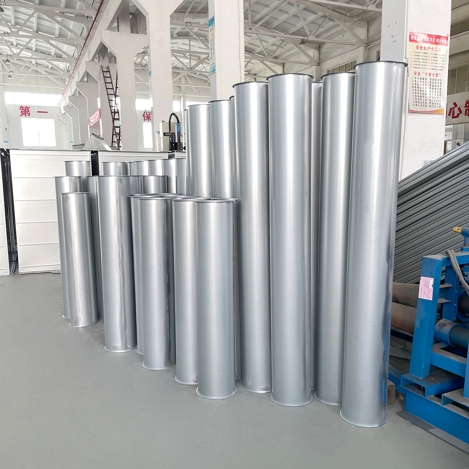 排煙除塵 焊接鍍鋅通風(fēng)風(fēng)管 多種材質(zhì) 定制加工-[大世界]