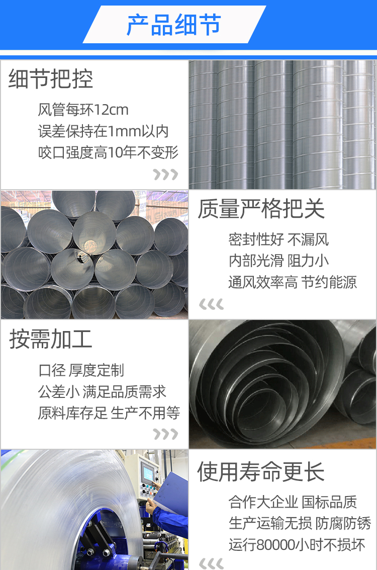 螺旋通風(fēng)管道 廠家直銷