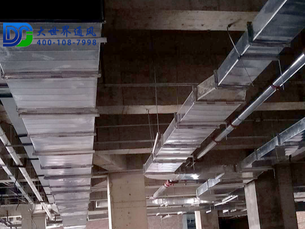 角鋼法蘭風(fēng)管，地下車庫常用[大世界通風(fēng)]