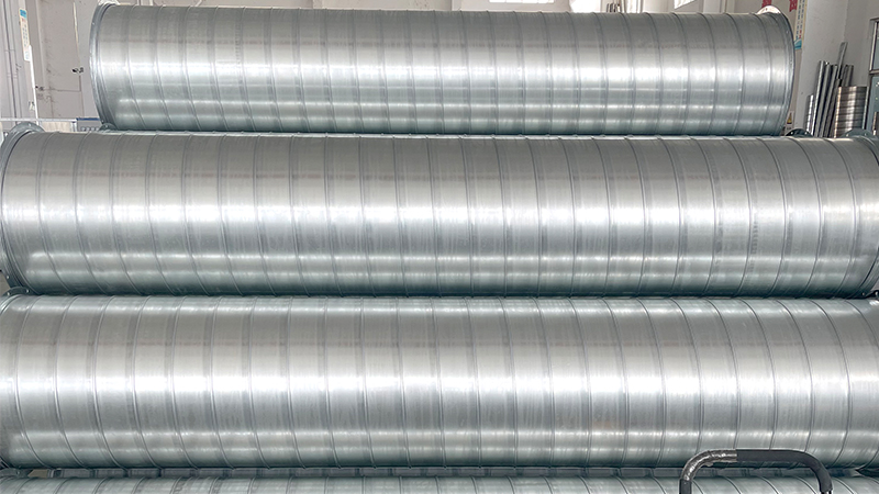 鍍鋅螺旋風(fēng)管 抗壓性強(qiáng)不易變形 通風(fēng)排煙螺紋管道-[大世界]